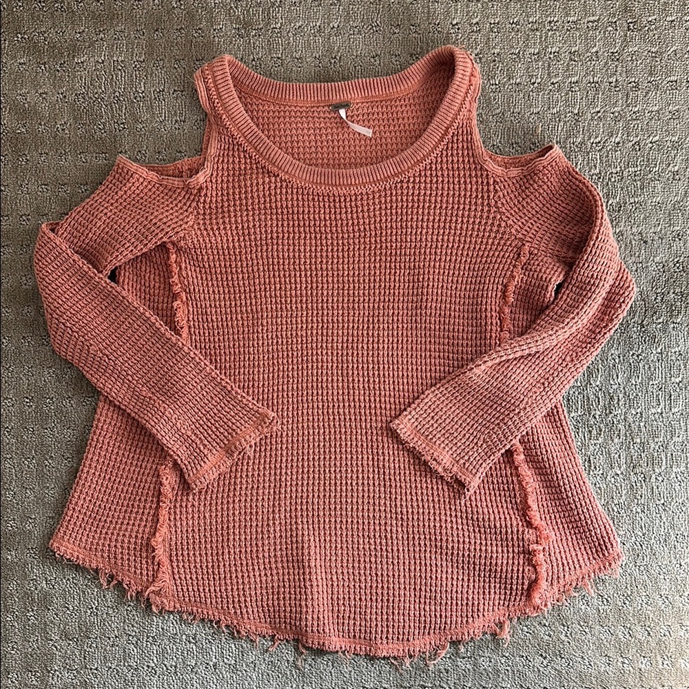Free People -Cold Shoulder Sweater